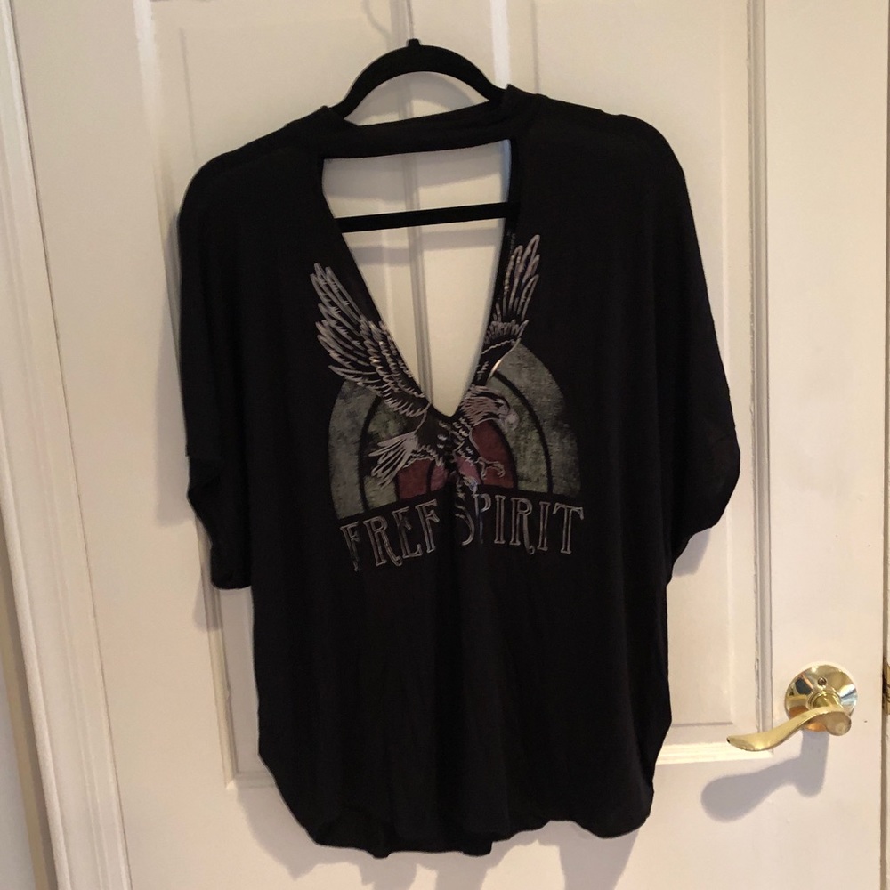 Express Free Spirit Black Top